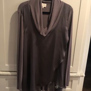 Purple top Anthropologie